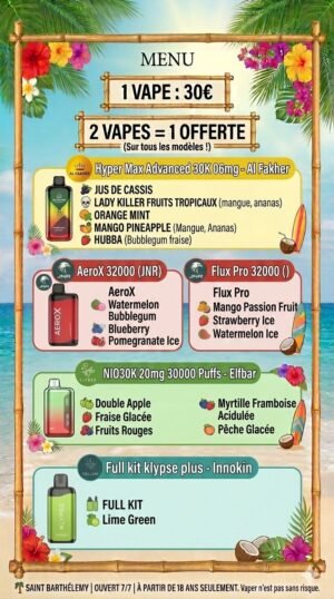 Vape / cigarette électronique (2) – CBD SBH Saint-Barth