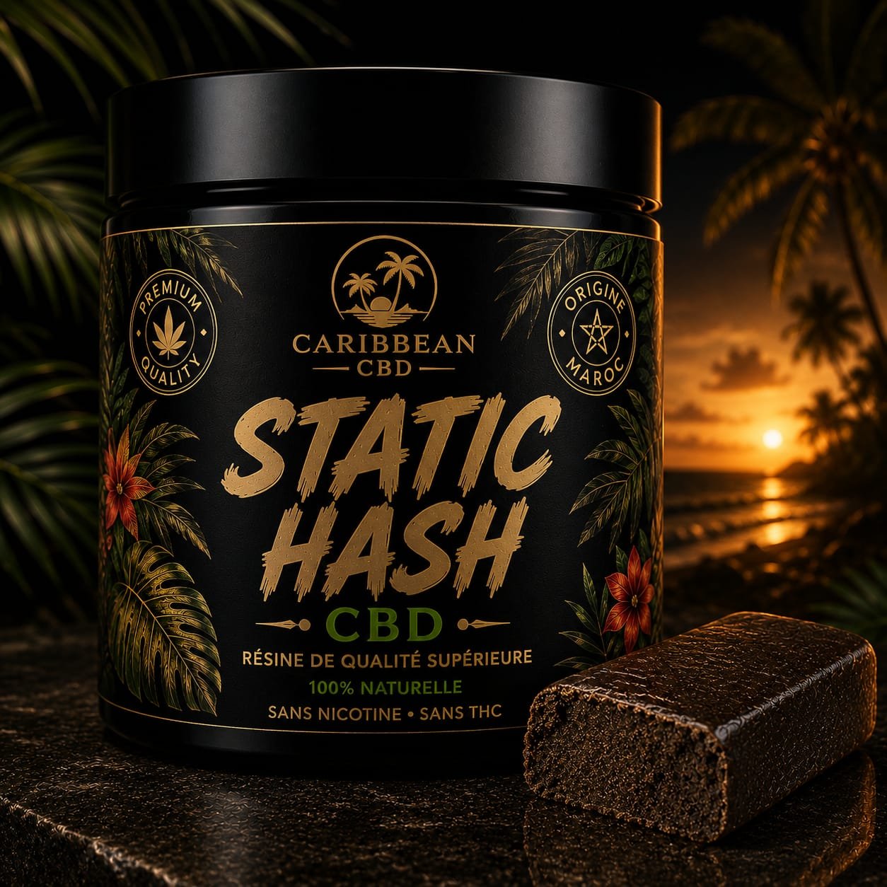 Hash CBD en boutique